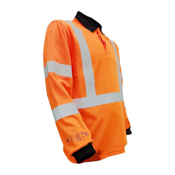 EagleARC+ ARC Flash Hi Vis RIS TOM Polo Shirt (ETF332OA) - Image 2